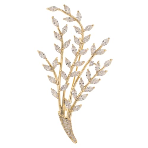 SOIMISS Rhinestone Brosche Damen Anstecknadel mit Funkelnden Kristallen Kreative Dekorative Modebrosche für Festival Eleganter Schmuck für Kleidung und Party von SOIMISS