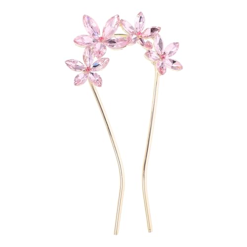 SOIMISS Rhinestone Haarnadel U Förmige Haarklammer Strasssteinen für Braut Hochzeitskopfschmuck Damen Haarschmuck Elegant und Sicher Haltend Geschenkidee von SOIMISS