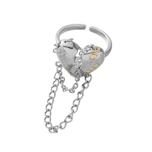 SOIMISS Einzigartiges Herz & Kette Offen – Metallschmuck Für Frauen – Teenager-mädchen von SOIMISS