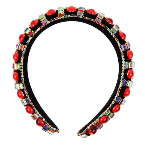 SOIMISS Roter Kristall haarreifen mit Dickem Gepolstertem Design Antikes Chinesisches Stil haarschmuck für Frauen für Partys Verlobungen und Festliche Anlässe SOIMISS Roter Kristall haarreifen mit Dickem Gepolstertem Design Antikes Chinesisches Stil haarschmuck für Frauen für Partys Verlobungen und Festliche Anlässe von SOIMISS