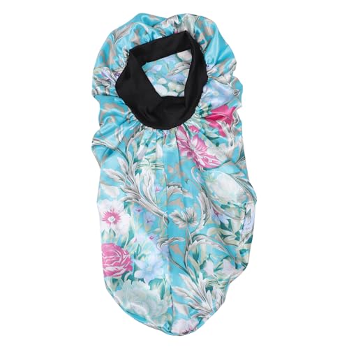 SOIMISS Satin Nachtmütze Für Damen Elastische Haarpflegehaube Schlaf Hut Mit Breiter Krempe Schützt Haar Passt Zu Verschiedenen Haarlängen Und Stilen von SOIMISS