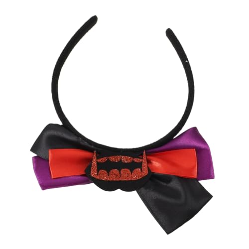 SOIMISS Halloween Schleifen Stirnband Für Dekorative Haarband Haarschmuck Für Kostümparty Cosplay Und Halloween- Einzigartiges Design Mit Kreativer Schleife Und Bequemer von SOIMISS