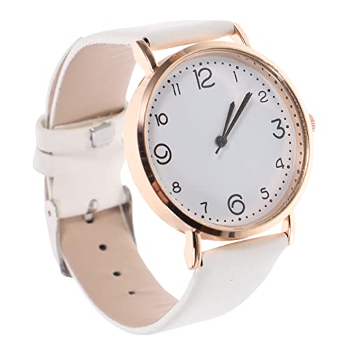 SOIMISS Damen Pu-Armbanduhr Klassisch Schlicht Mit Lederarmband Lässige Armbanduhr Für Damen Casual Watch Schicke Uhren von SOIMISS