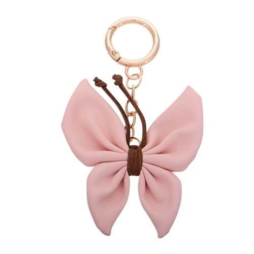 SOIMISS Niedlicher Schlüsselanhänger Mit Schmetterlings-Charme Weicher Rucksack- Auto-schlüsselring Handtaschen-Accessoire Schlüsselanhänger-Ornament von SOIMISS