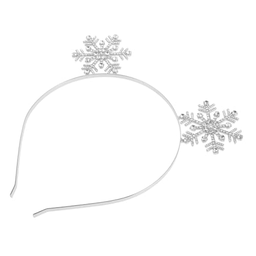 SOIMISS Weihnachts-schneeflocken-haarreif Mit Strasssteinen Funkelndes Festtags-accessoire Für Damen Für Winterfeiern Und Festliche Anlässe Komfortabel Und Langlebig von SOIMISS