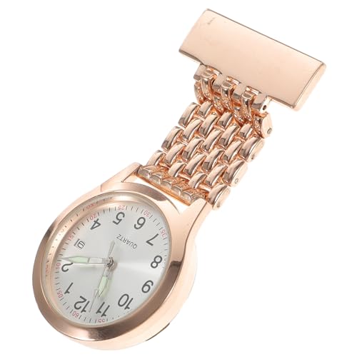 SOIMISS Hängende Arzttaschenuhr Für Pflegekräfte Elektronische Led Schwesternuhr Mit Alarmfunktion Tragbare Und wasserdichte Fob-Uhr Für Ärzte Und Krankenschwestern Roségold von SOIMISS