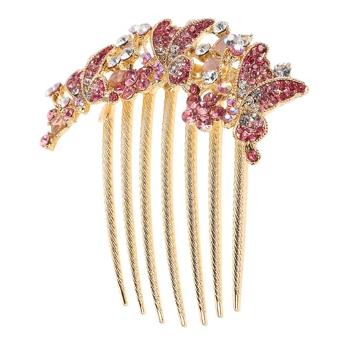 SOIMISS Seitlicher Kamm Mit Strasssteinen: Haarkamm Mit Glitzernden Strasssteinen Für Mädchen Und, Brautschmuck – Haarspangenhalter Für Dickes Haar, Dekoration Für Hochzeitsfeiern von SOIMISS