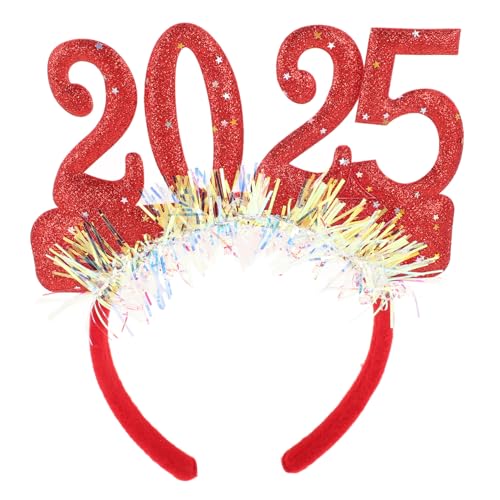 SOIMISS Silvester Haarreif mit Funkelnden Pailletten Verstellbares Party Stirnband für Erwachsene Komfortabel und Langlebig Neujahrsdekoration und Festival Zubehör von SOIMISS