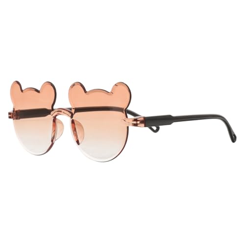 SOIMISS Sonnenbrille Vintage Bunte Bärchenform Uv-schutz Leichtes Material Partybrille für Jungen Mädchen Strand Freizeit von SOIMISS