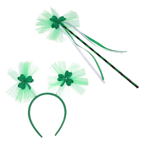 SOIMISS 1satz Patrick Day Haarreif Und Zauberhaftem Stock Festliche Kinderaccessoires Für Mottopartys Und Irische Feiern Bunter Haarschmuck Für Kleine Feen Und Cosplay von SOIMISS