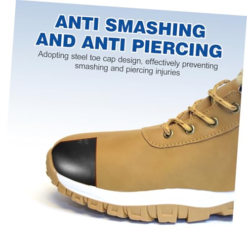 SOIMISS Stahl Zehenschutzkappen für Arbeitsschuhe Robust und Stoßfest Stahlkappen Einlagen für Herren und Damen Einfache Montage Zuverlässiger Schutz vor Quetsch Stichverletzungen Passend von SOIMISS