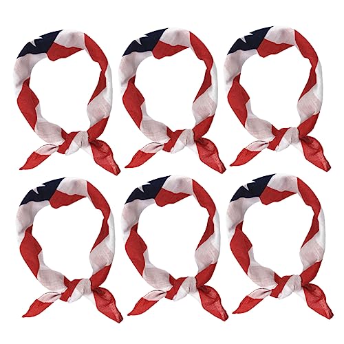 SOIMISS Stoffschal Quadratisch Mit Nationalflagge Bedruckt Für Damen Und Herren Modisches Halstuch Mit Kapuze Haarband Für Besondere Anlässe von SOIMISS