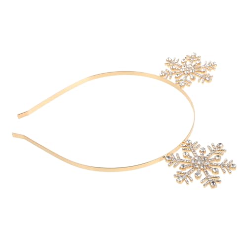SOIMISS Weihnachts-schneeflocken-stirnband Mit Funkelnde Haarreifen Für Mädchen Festlicher Haarschmuck Für Feiertagsfeiern Niedliches Design Mit Schneeflocken Und Robustem von SOIMISS