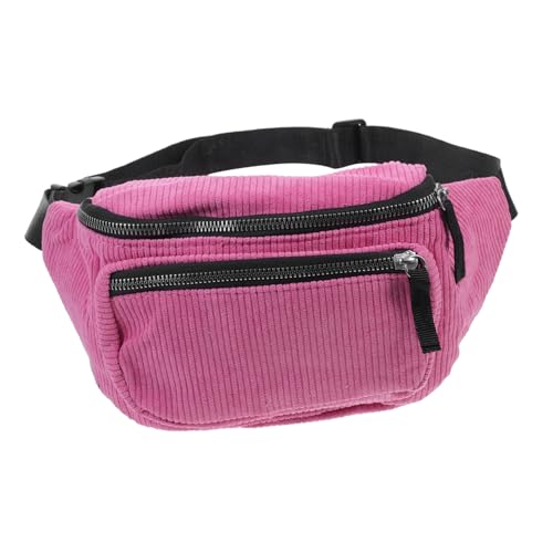 SOIMISS Bauchtasche Damen Crossbody Outdoor Hüfttasche Brusttasche Cord Tasche Für Reisen Radfahren Einkaufen Tragbare Damen Tasche von SOIMISS