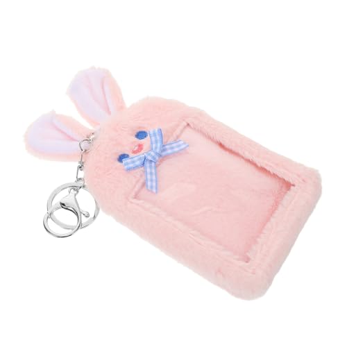 SOIMISS Süßes Kaninchen Kartenetui für Id Karten und Kreditkarten für Schule und Büro Tragbar und Schützend Kuscheligem Material von SOIMISS