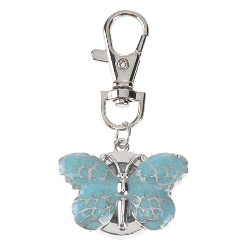 SOIMISS Taschenuhr Mit Schlüsselanhänger Quarz-taschenuhr Klassische Hängeuhr Großes Rundes Design Einfacher Lesbarkeit Langlebiges Trageelement Praktisches Anhänger- von SOIMISS