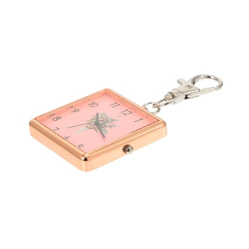 SOIMISS Praktische Uhr Schlüsselanhänger Taschenuhr Schlüsselschnalle Leichte Untersuchungsuhr Quadratisch Roségold SOIMISS Praktische Uhr Schlüsselanhänger Taschenuhr Schlüsselschnalle Leichte Untersuchungsuhr Quadratisch Roségold von SOIMISS
