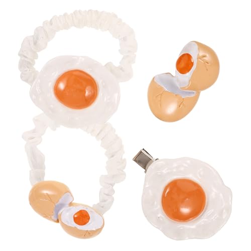 SOIMISS Teiliges Niedliche Spiegelei Haarspangen aus Lustige Haarklammern für Frauen Leichter Haarschmuck zum Einfachen Befestigen an Haar Kleidung und Accessoires von SOIMISS