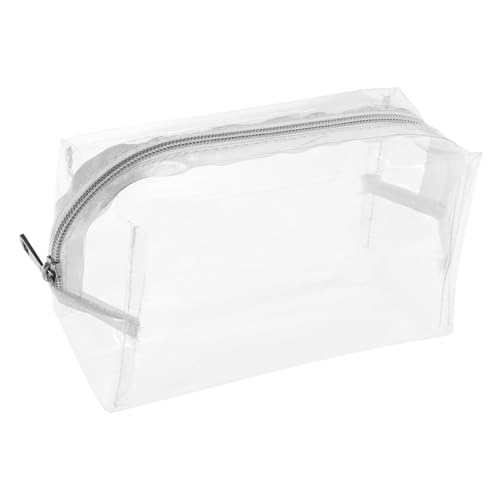 SOIMISS Transparente Kosmetiktasche Groß mit Reißverschluss Wasserabweisend Strapazierfähig Vielseitige Make Up Aufbewahrungstasche für Damen Große Kapazität für Reisen und Alltag von SOIMISS