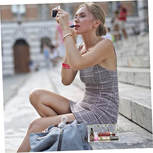 SOIMISS Schöne Transparente Make up Tasche Aus PVC Tragbarer Kulturbeutel Für Reisen Kosmetik Organizer Mit Cartoon Aufdruck Leicht Und Langlebig Für Damen Und Mädchen von SOIMISS