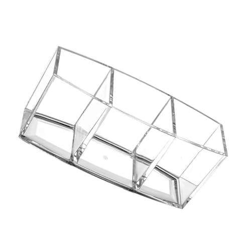 SOIMISS Transparentes Makeup Pinselhalter Fächer Kosmetik Organizer Aufbewahrungsbox für Schminkpinsel Damen Tischaufbewahrung Desktop Kosmetik Zubehör von SOIMISS