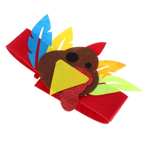 SOIMISS Thanksgiving Truthahn Hut Strick Stirnband Truthahn Motorhaube Glitter Filz Neuheiten Für Parteien von SOIMISS