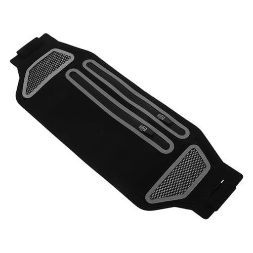 SOIMISS Ultraleichter Laufgürtel wasserdichte Bauchtasche Herren Damen Schlanker Hüfttasche mit Doppelreißverschluss Stylisch und Vielseitig für Outdoor Sport Fitness Laufen und Wandern von SOIMISS