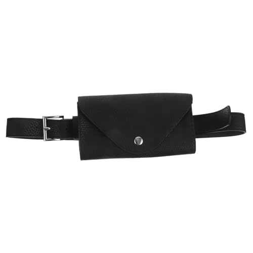 SOIMISS Pu Kleiner Gürtel Handytasche Damen Schwarz Abnehmbarer Gürtel Kleine Hüfttasche Für Handy Und Geldbeutel Für Veranstaltungen Hohe Kapazität von SOIMISS
