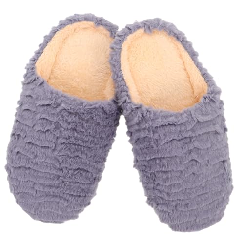 SOIMISS Unisex Hausschuhe mit Rutschfester Geräuschloser Weicher Sohle für Holzfußböden Leichte Warme Indoor Pantoffeln für Herren und Damen Geeignet für Frühling Winter von SOIMISS