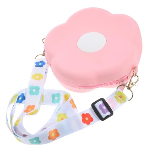 SOIMISS Verstellbare Umhängetasche Aus Silikon Mit Blumenmotiv Kleine Geldbörse Für Damen Leicht Und Kompakt Für Schule Einkaufen Und Freizeit von SOIMISS