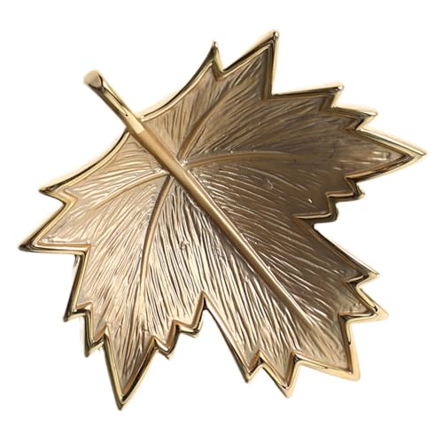 SOIMISS Vintage Gold Maple Leaf Brooch Damen Retro Emaille Lapel Pin Leichte Langlebige Herbstbrosche für Schals Hüte Anzüge Elegantes Geschenk für Thanksgiving Herbstfeste von SOIMISS