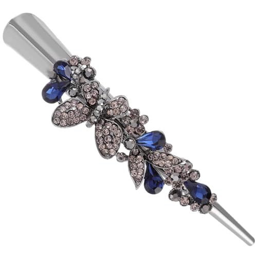 SOIMISS Vintage Haarklammer für Damen Große Alligator Haarspange mit Strass Retro Haarschmuck für Verschiedene Frisuren Langlebig und Leicht zu Tragen von SOIMISS