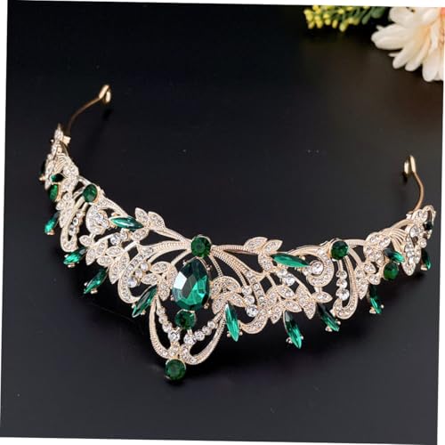 SOIMISS Vintage Haarschmuck für Damen und Mädchen Funkelnde Tiara mit Strass Geeignet für Hochzeit Party Festival Cosplay und Besondere Anlässe Stilvoller Kopfschmuck in von SOIMISS