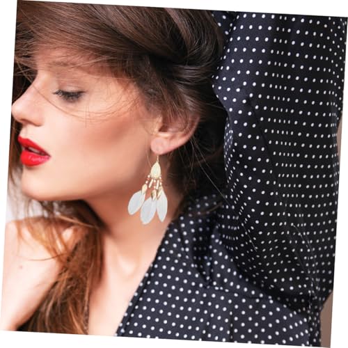 SOIMISS Vintage Ohrhänger Damen Ohrringe mit Langen Blattformen Tropfen Ohrringe aus Hochwertiger Langlebig und Farbbeständig Geeignet für Party und Alltag von SOIMISS