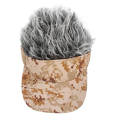 SOIMISS Wagenkappen Mit Perücke Für Männer Einstellbare Baseballmütze Mit Einzigartigem Design Für Cosplay Dekorativ Und Stilvoll Für Geschenke Freizeit Und Outdoor-aktivitäten von SOIMISS