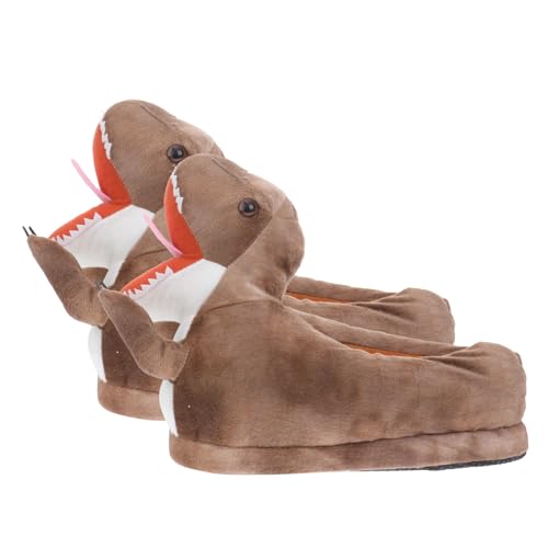 SOIMISS Warme Baumwoll Hausschuhe mit Flache Ferse Cartoon Design Rutschfest für Herbst und Winter Erwachsene Bequeme Innen und Außennutzung von SOIMISS