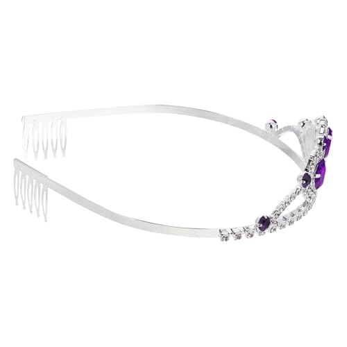 SOIMISS Wasserdichte Strasskrone Haarreif Damen Elegant Leichtgewichtige Tiara für Hochzeit Party Geburtstagsfeier von SOIMISS