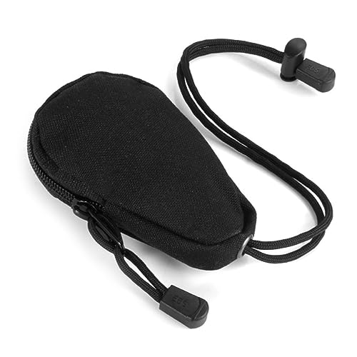 SOIMISS Mini Outdoor Geldbeutel Mit Schlüsselring Tragbare Reisetasche Für Münzen Schlüssel Und Kleine Gegenstände Kompakte Anti-diebstahl Geldbörse Für Sport Und Freizeit Schwarz von SOIMISS