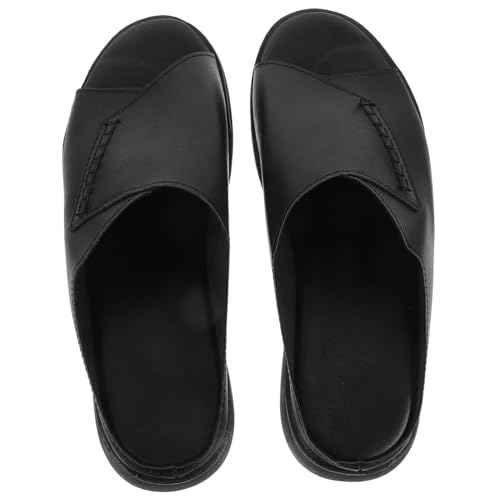 SOIMISS Wedge Sandalen Damen Plattform Keilabsatz Sommerschuhe Atmungsaktiv Komfortabel Für Alltag Outdoor Schwarz von SOIMISS