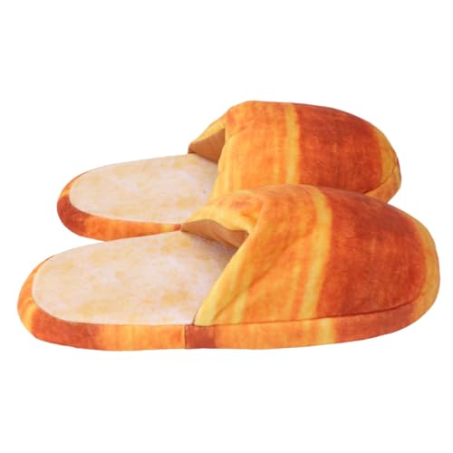 SOIMISS Weiche Rutschfeste Hausschuhe mit Memory schaum Plüschige Brotslippers für Damen und Herren Warme Winterpantoffeln Atmungsaktiv und Langlebig Komfortabel für Zuhause von SOIMISS