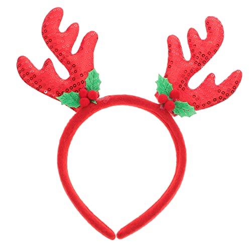 SOIMISS Entzückendes Weihnachtshaarband Glockenkopfschmuck Leicht Lichtecht Für Partys Und Veranstaltungen von SOIMISS