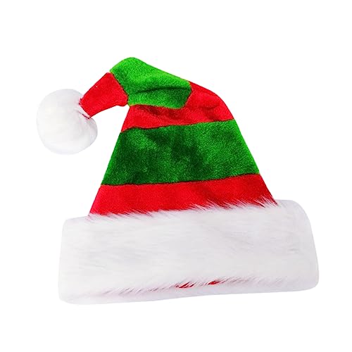 SOIMISS Weihnachtsmannmütze Für Und Doppellagige üsch Nikolausmütze Und Festliche Weihnachtsdeko Für Feiertage Und Partys von SOIMISS