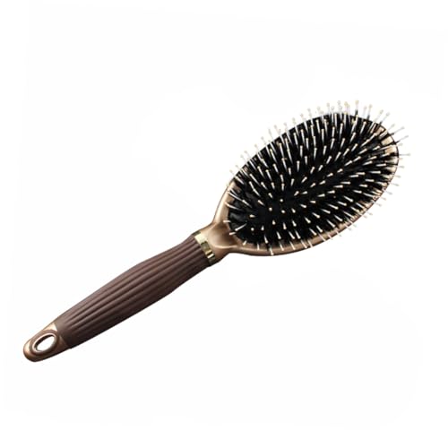 SOIMISS Wildschweinborsten Haarbürste mit Luftpolster Massagekamm für Männer und Frauen Sanfte Kopfhautmassage Fördert Haarwachstum Geeignet für Haartypen Glättet und Lockert Haare von SOIMISS