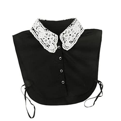 SOIMISS Damen Halbbluse Mit Abnehmbarem Fake-kragen Mit Spitzenverzierung Für Anlässe Für Und Büro von SOIMISS