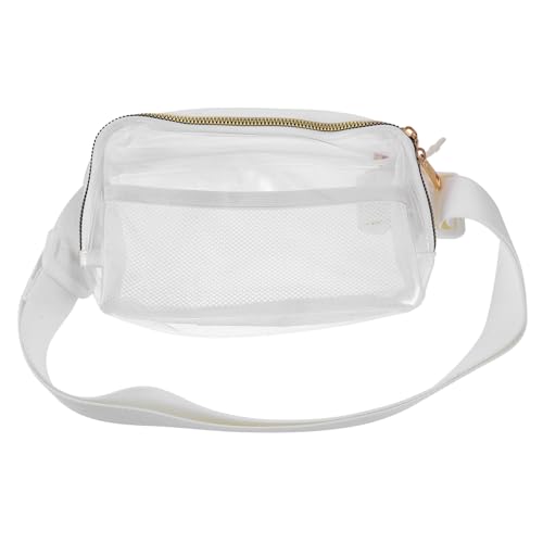 SOIMISS Durchsichtige Hüfttasche Transparente Bauchtasche Für Damen Und Herren Outdoor-gürteltasche Leicht Und Vielseitig Tragbar Als Brusttasche Und Sporttasche Zum Laufen von SOIMISS