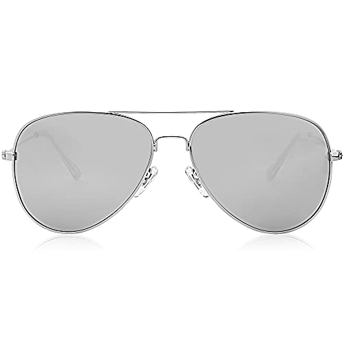 SOJOS Sonnenbrille Herren Damen Polarisiert,Klassisch Sonnenbrillen mit Metallrahmen UV400 SJ1054 von SOJOS