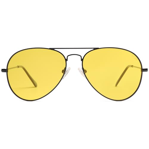 SOJOS Nachtsichtbrille für Autofahrer Damen Herren Polarisierte Anti-Blendung UV400 Schutz SJ1054 von SOJOS