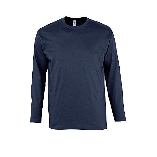 Langarm T-Shirt Monarch - Farbe: Navy - Größe: 3XL von SOL'S