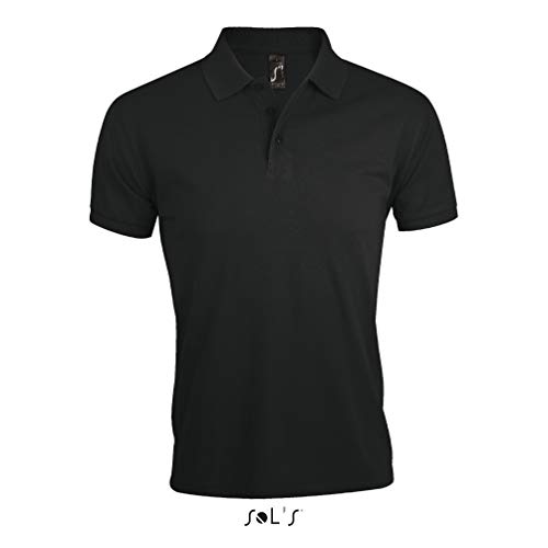 SOL´S Men´s Polo Shirt Prime, S, Black von SOL'S