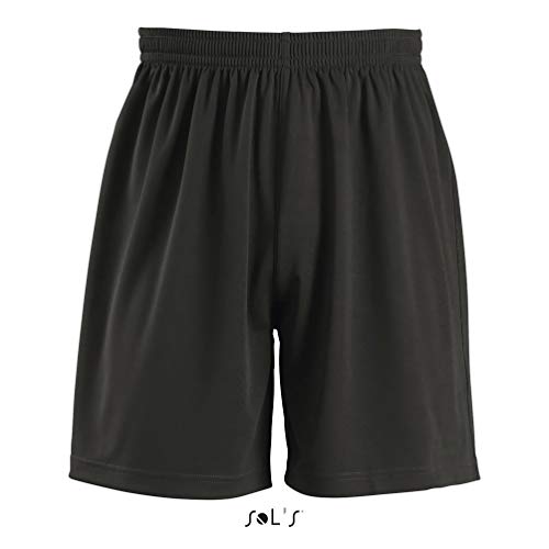 SOL´S Teamsport Basic Shorts San Siro 2, XXL, Black von SOL'S